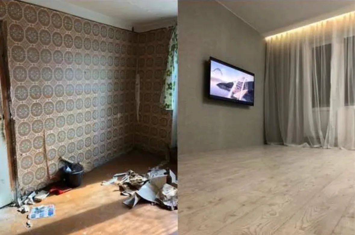 Готовый интерьер после ремонта